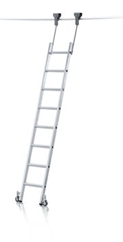 Стеллажная лестница Zarges Z600 трубчатая шина, 10 ступеней 1141360 - фото 100134