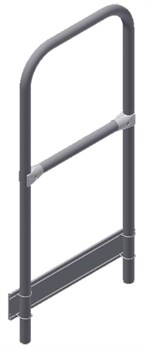 Перила площадки Zarges, съемные 42359844 - фото 100765