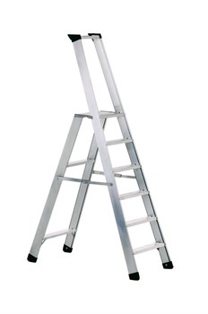 Алюминиевая стремянка Zarges Z500 5 ступеней 40335 - фото 101321