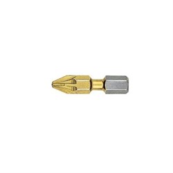 Крестовая бита Witte TIN 1/4" РZ 2х25 мм 28446 - фото 10481