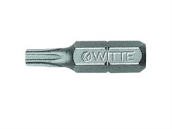 Бита-звездочка с отверстием Witte Industrie Torx TR 1/4" Т 40х25 мм 29486 - фото 106351