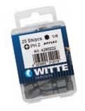 Набор крестовых бит Witte Impact РZ 2х38 мм 3 шт 428559 - фото 106660