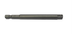 Переходник Jonnesway для торцевых головок 1/4", 100 мм D1100ADP14 - фото 114834