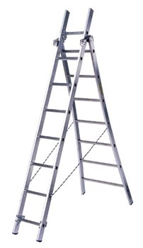 Двухсекционная лестница-стремянка Centaure PET 9+10 342210 - фото 124392