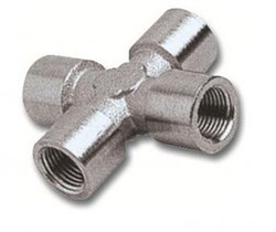 Переходник крестовина GAV 1254/1 250/1 FFFF 1/8" 27818 - фото 124530