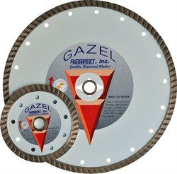 73415 Отрезной алмазный круг  (GAZEL Turbo 180x2,4x8x22,2     строит. материалы 1,6)  сухая  MASTER - фото 134897