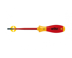 35391 Wiha Отвертка SoftFinish electric slimFix Шлиц 5,5 mm x 125 mm (серия 3201) - фото 142852