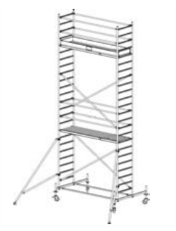 Алюминиевая вышка-тура Krause Stabilo 10 7,4м 741349 - фото 157175