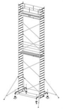 Алюминиевая вышка-тура Krause Stabilo 100 10,4м 741110 - фото 157221