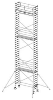 Алюминиевая вышка-тура Krause Stabilo 1000 11,3м 758118 - фото 157295