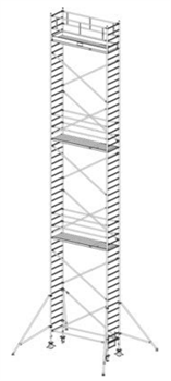 Алюминиевая вышка-тура Krause Stabilo 1000 14,3м 758149 - фото 157298