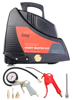 Безмасляный поршневой компрессор Fubag Handy Master Kit + 5 предметов - фото 171471