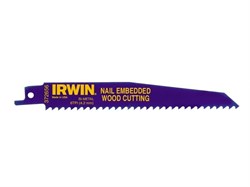 Биметаллические полотна для сабельных пил  Irwin 956R по дереву с гвоздями 225 мм/9", 25 шт 10504149 - фото 173764