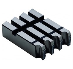 Комплект резьбонарезных гребёнок для станка Rekon 2 1/2" - 3" BSPT Alloy 021027 - фото 252165