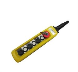 Универсальный 6 кнопочный пульт Euro-Lift XAC-A6713Y 1 ступенчатые кнопки + СТОП БУТОН + ключ - фото 271648