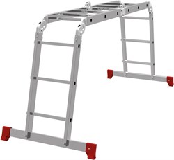 Алюминиевая лестница трансформер Новая Высота NV 132 4х2 1320402 - фото 273665