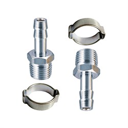 Переходник Fubag 1/4"M на елочку 8мм с обжимным кольцом 8x13мм в блистере, 2 шт - фото 283250