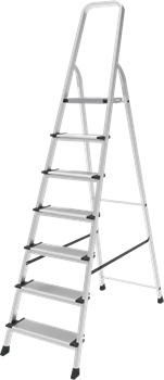 Алюминиевая стремянка Новая Высота NV2117 6 ступеней 2117106 - фото 291634