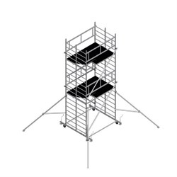 Алюминиевая вышка-тура ALUR ВМ 1400 17 м - фото 297455