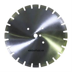 Алмазный диск по асфальту для швонарезчика FoxWeld FTL ECB-400A - фото 315197