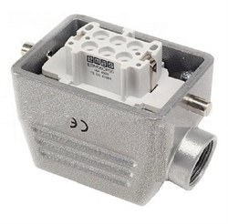 Розетка EMAS 6 полюсов, 16А боковой кабельный ввод EBM06PU10 - фото 324386