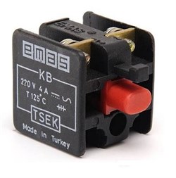 Блок-контакт EMAS Стоп (1НЗ) KB12 - фото 324630