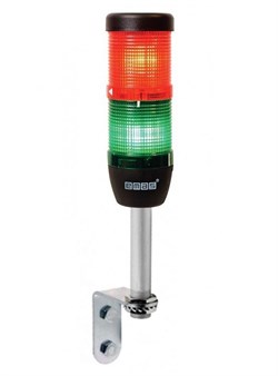 Сигнальная колонна EMAS 50мм, красная, зеленая, 24V, светодиод LED IK52L024XD01 - фото 324889