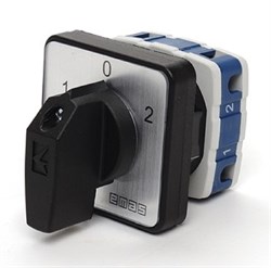 Трехфазный переключатель управления двигателем EMAS (1-0-2) 25A PSA025CD334S - фото 327799