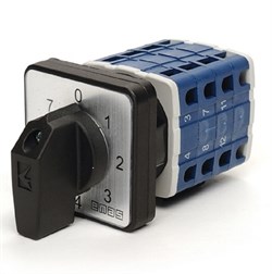 Однофазный многоступенчатый переключатель EMAS (0-7), 63А PSA063KS127S - фото 327868