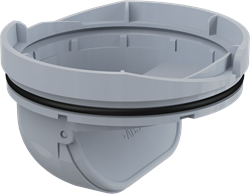 Сухой гидрозатвор AlcaPlast 97x93 мм, H=57 мм - фото 336810