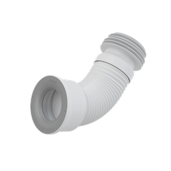 Гофра для унитаза AlcaPlast A97 DN80/110 x 100/120 мм, L240-600 мм - фото 337845