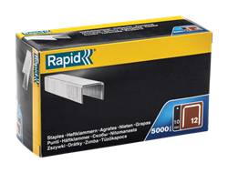 Тонкие широкие скобы RAPID тип 80 (12 / ВеА 80 / Prebena A / Senco AT) 10 мм 5000 шт - фото 340539