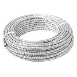 Канат стальной ГОСТ 2688-80 ЛК-Р 18,0 мм 6х19 светлый, м - фото 360107