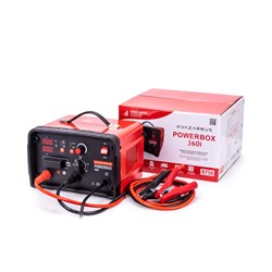 Инверторное пуско-зарядное устройство FoxWeld KVAZARRUS PowerBox 360i цветная коробка - фото 362656