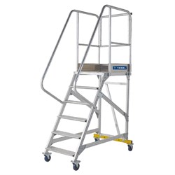 Разборная вышка-стремянка на колесах MEGAL ВС3-1,8 (300+150 кг) - фото 377881
