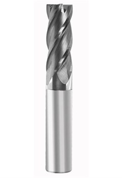 Концевая твердосплавная фреза TiAlN TOTEM 25x40/102 мм, хв.25 мм, Z=4, плоская, ц/х ПрофОснастка FBK0500072 - фото 384582