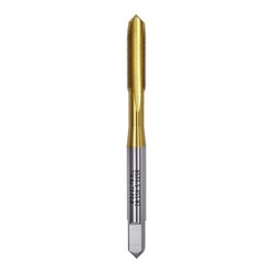 Машинно-ручной однопроходный метчик ПрофОснастка Эксперт №81 HSS M2 TiN, ISO 529 М6x0,75 50211016 - фото 384665