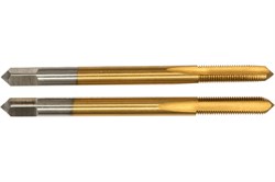 Комплект ручных двухпроходных метчиков (I/II) ПрофОснастка Эксперт №164 HSS M2 TiN, ISO 529 М12x1,75 50311034 - фото 384941