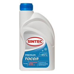 Тосол Sintec ОЖ-45 канистра 1кг/Antifreeze coolant 1kg can - фото 391698