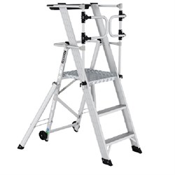 Складная лестница-платформа CASGAN KEY-PRO 2+1 ступени - фото 400165