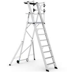 Складная лестница-платформа CASGAN KEY-PRO 7+1 ступеней - фото 400243