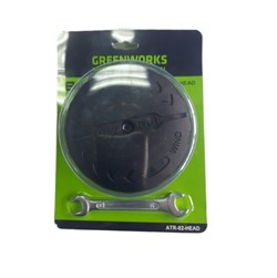 Головка триммерная с леской GREENWORKS для струнного триммера 82V с нижним расположением двигателя - фото 405875