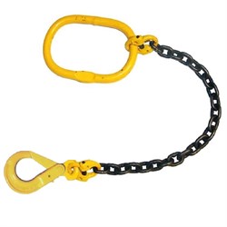 Строп цепной TOR 1СЦ г/п 1,12 т 2,0 м с самозакрывающимся крюком