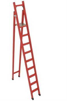 Диэлектрическая стремянка с симметричной опорой Оникс "Телеком" ССС-3,1Т h=3100мм, h рабочей площадки=2200мм - фото 419902