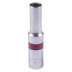 Головка торцевая глубокая шестигранная 1/4", 7/32", дюймовая KING TONY 223507S TONY - фото 678258