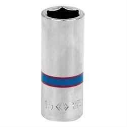Головка торцевая глубокая шестигранная 1/4", 15 мм KING TONY 223515M TONY - фото 678272