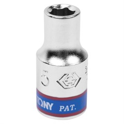 Головка торцевая стандартная шестигранная 1/4", 5 мм KING TONY 233505M TONY - фото 678310