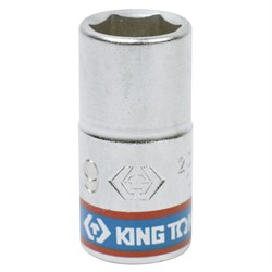 Головка торцевая стандартная шестигранная 1/4", 9 мм KING TONY 233509M TONY - фото 678318