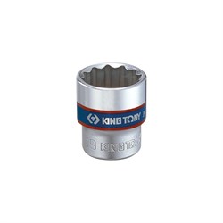 Головка торцевая стандартная двенадцатигранная 3/8", 18 мм KING TONY 333018M TONY - фото 678673