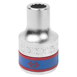 Головка торцевая стандартная двенадцатигранная 1/2", 8 мм KING TONY 433008M TONY - фото 679853